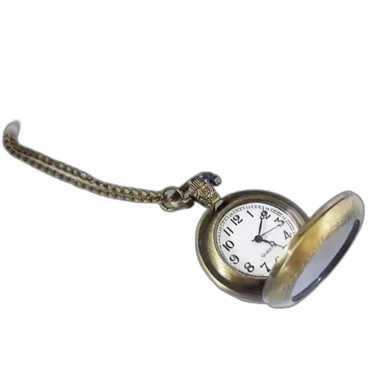 Elegante orologio pendente dell'antico Egitto con catena, perfetto per gli amanti dell'antiquariato