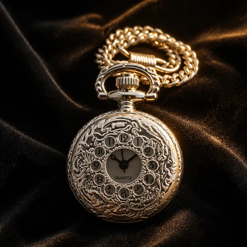 Orologio da tasca al quarzo con ciondolo catena da donna - Univers Gousset