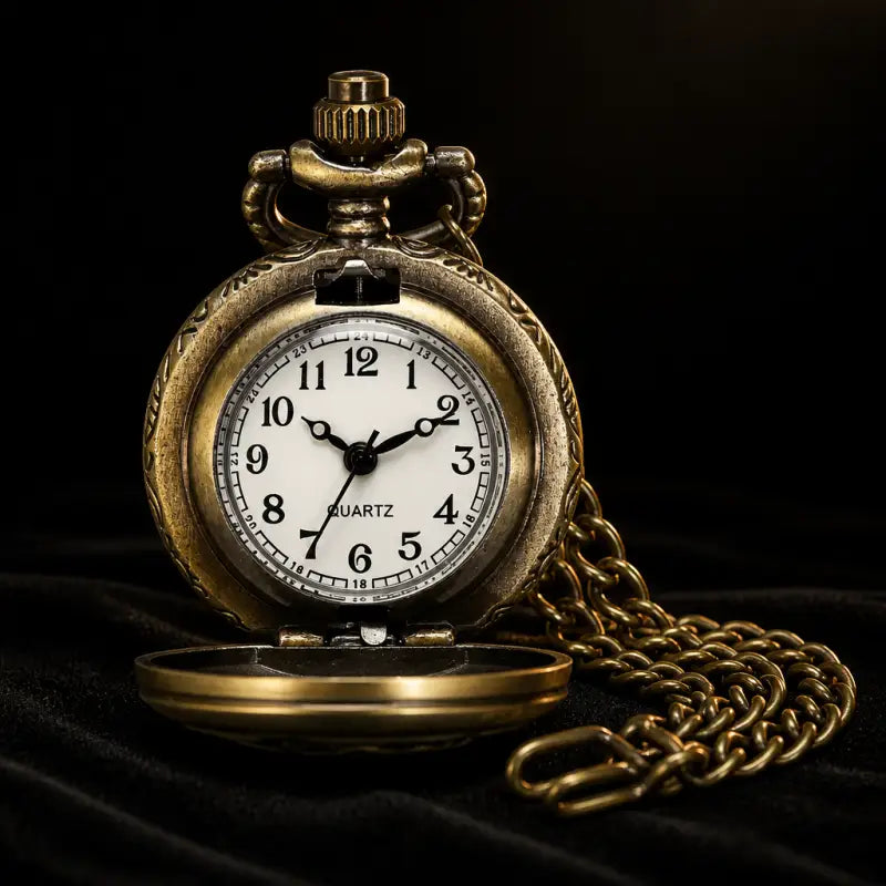 Orologio da tasca al quarzo vintage con ciondolo Big Ben - Univers Gousset