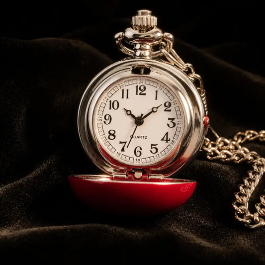 Orologio da tasca con pendente a sfera in quarzo fantasia - Univers Gousset