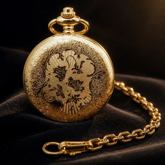 Orologio da tasca al quarzo con pendente chic da uomo - Univers Gousset