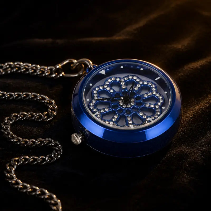 Orologio da Tasca al Quarzo con Pendente Fiore da Donna - Univers Gousset