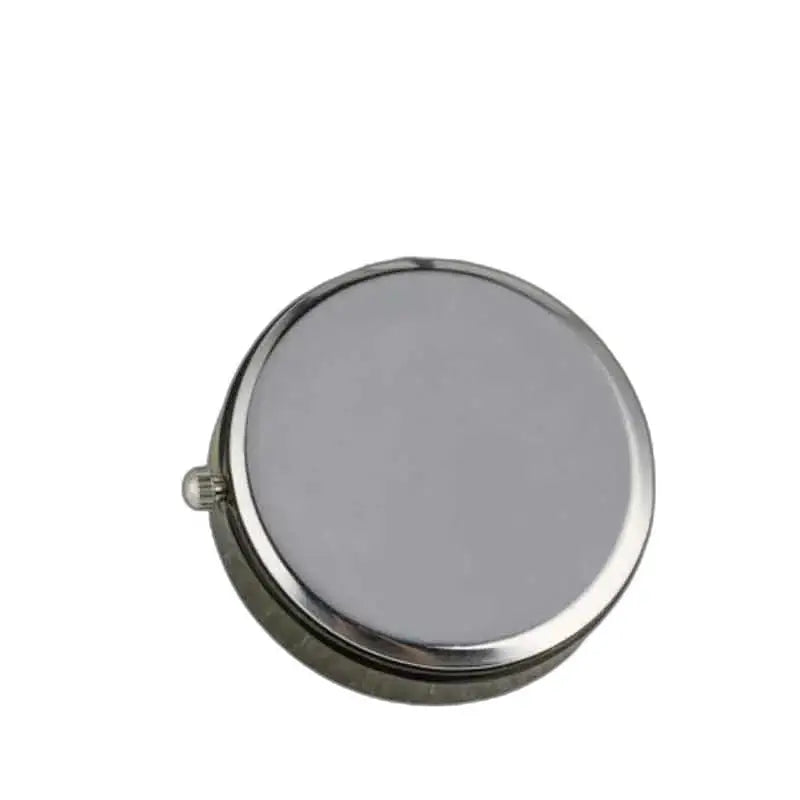 Portapillole rotondo in argento dell'elegante orologio pendente da donna Black Rose