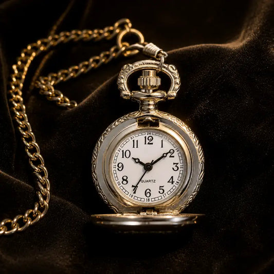 Orologio da tasca con pendente al quarzo Flake da donna - Univers Gousset