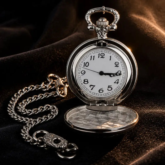 Orologio da tasca da donna con pendente a farfalla al quarzo - Univers Gousset