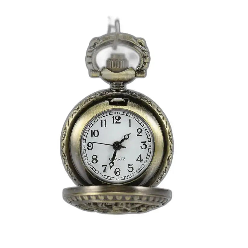 Orologio vintage da donna con ciondolo a cuore in argento, un ciondolo vintage elegante e senza tempo
