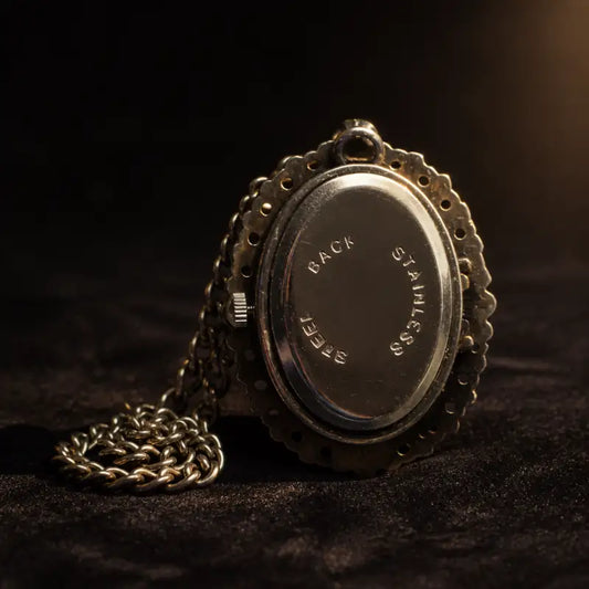 Orologio da tasca vintage con pendente a collana lunga da donna - Univers Gousset