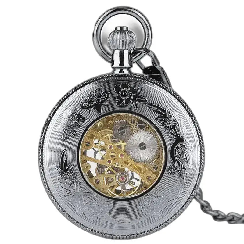 Orologio Steampunk Gousset con display analogico e ingranaggi visibili