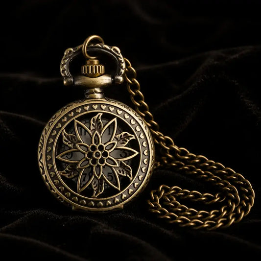 Pendente per orologio da tasca vintage da donna al quarzo - Univers Gousset