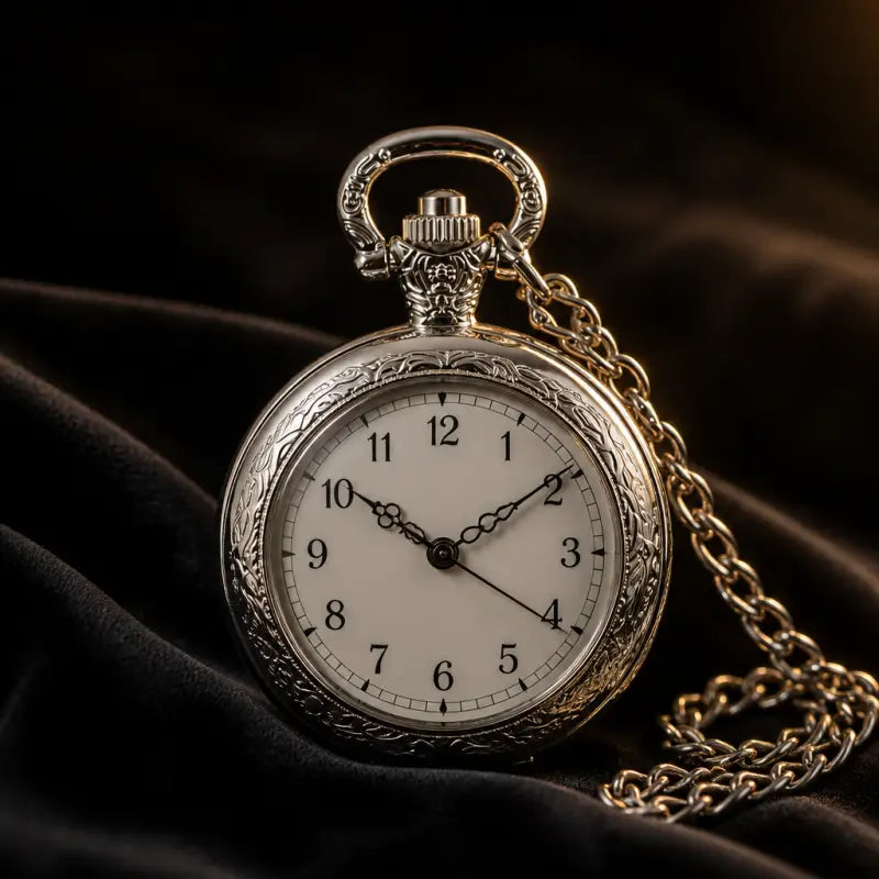 Orologio da tasca con collana personalizzata con incisione - Univers Gousset