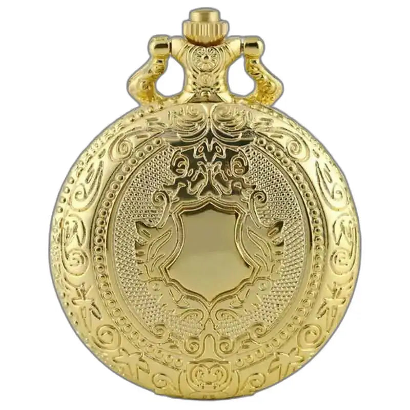 Orologio da tasca in oro ornato con lussuoso diaspro dorato per un'eleganza senza tempo